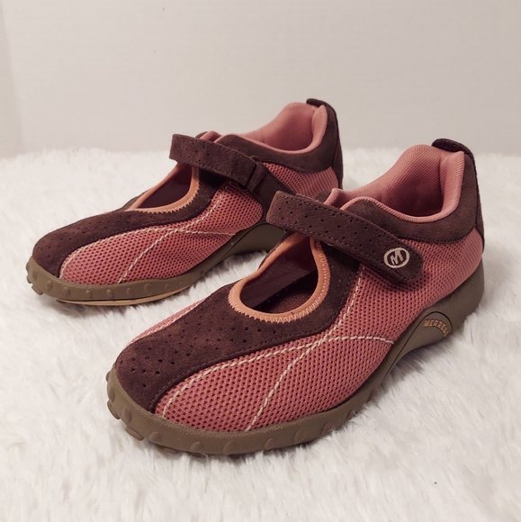 MERRELL Mini Moc Kids Sz 4, Sprint Jump Kids,  Rose Brown, Performance Shoe, New - Picture 10 of 16